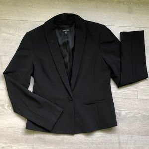 Eileen Fisher Black One button blazer Size Small